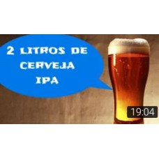 KIT PARA PRODUZIR 2 LITROS DE IPA CANAL DO CHOPP COM DME Sem equipamento - 2 RECEITAS (4 LITROS)