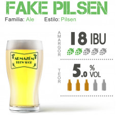 Kit Para Produzir 50 Litros de Fake Pilsen