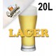 Kit Para Produzir 20 Litros de Chopp Citra 2.0 LAGER do CANAL DO CHOPP